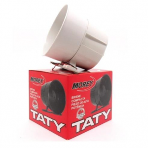 Sirene Piezoelétrica Branca Taty