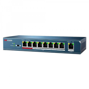 SWITCH 8 PORTAS POE HIKVISION DS-3E0109P-E/M(B) 10/100 MBPS