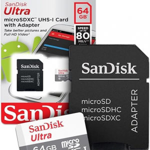 Cartão de memória Sandisk 64GB