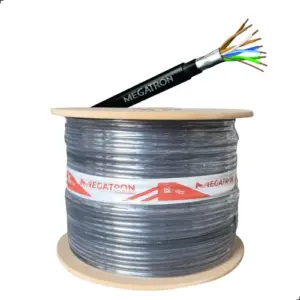 BOBINA 305M CABO LAN CAT5E F/UTP 4PX24 AWG 2533 MEGATRON