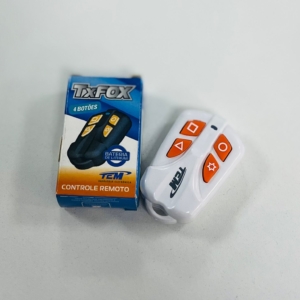 CONTROLE TX FOX 433MHZ HC BRANCO TEM